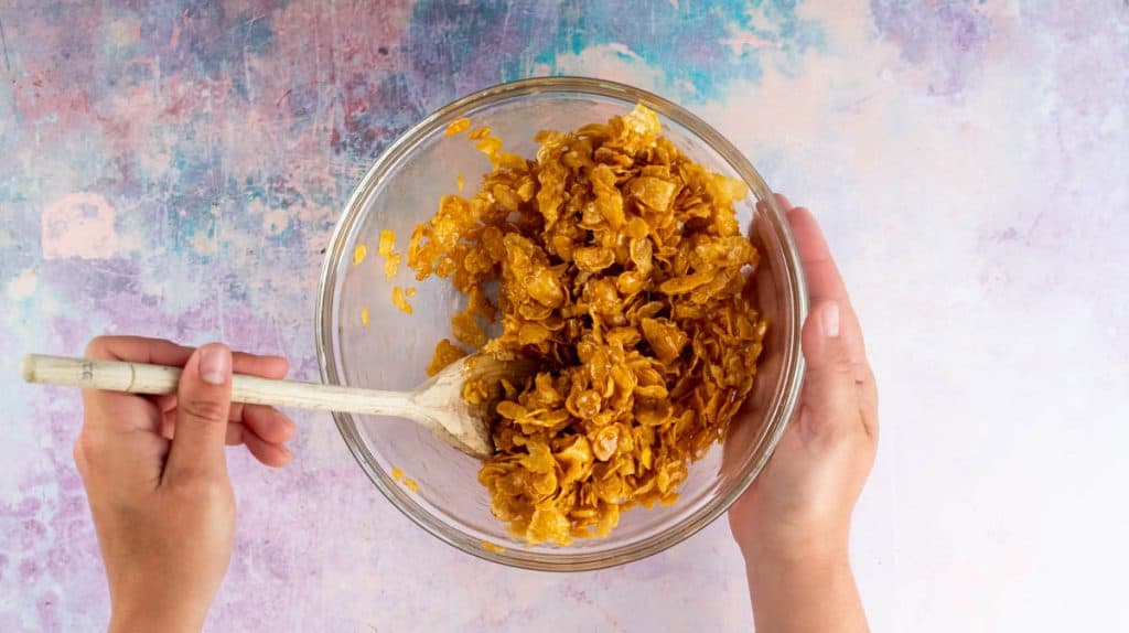 Classic Old School Cornflake Tart Tray Bake Recipe - This Little Home